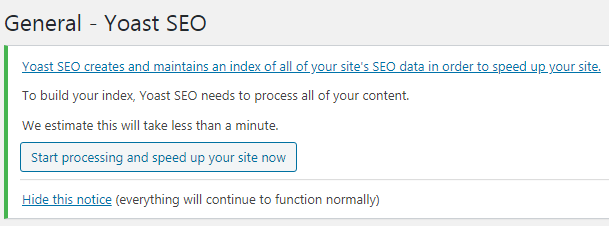 index change in yoast seo plugin