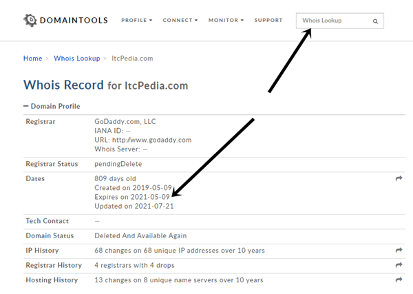 expired domain checker