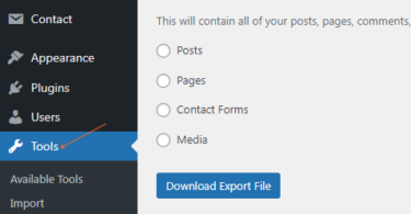 export data tools